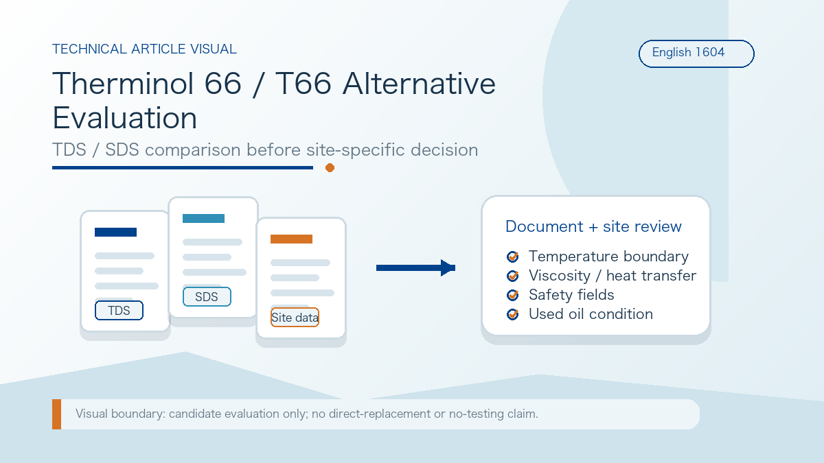 TDS and SDS Comparison for Therminol 66 / T66 Alternatives: What Fields Matter?
