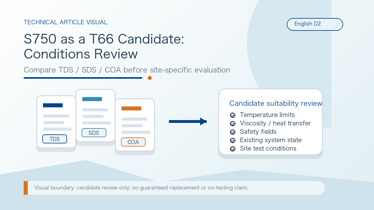 Can SCHULTZ S750 Be Evaluated as a Therminol 66 / T66 Alternative Candidate?