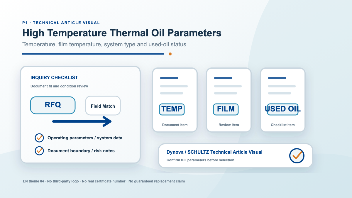 What Parameters Should Be Checked Before Selecting High Temperature Thermal Oil?