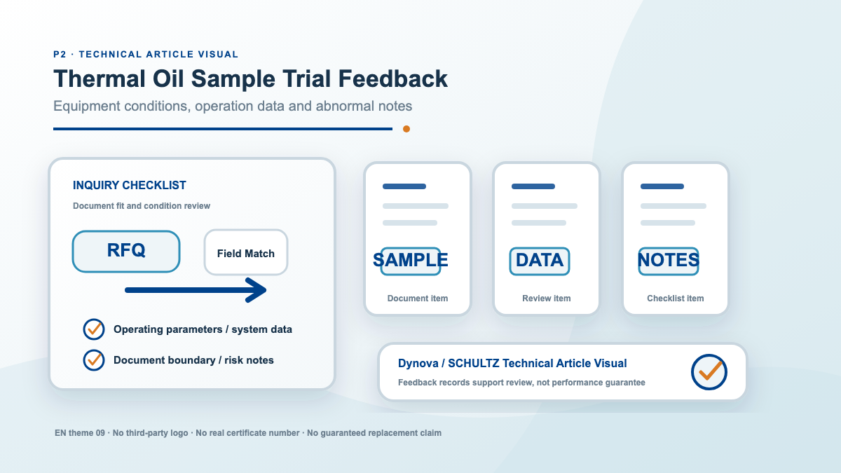 How to Record Heat Transfer Oil Sample Trial Feedback for Technical Evaluation