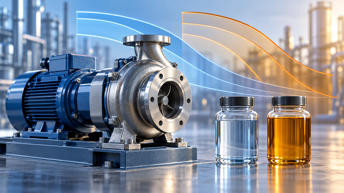 Can a Water Pump Curve Be Used for Thermal Oil? Viscosity Corrections Explained